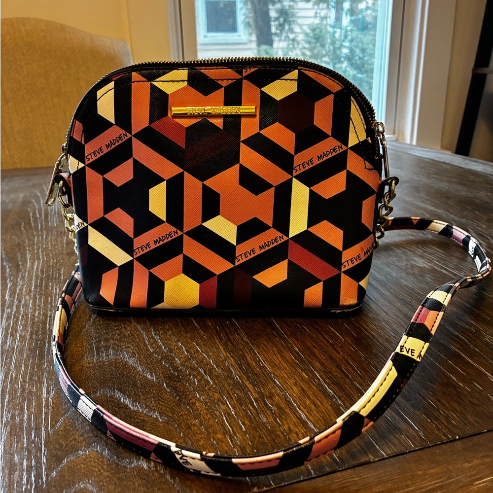 Steve Madden Bold Geometric Crossbody Bag